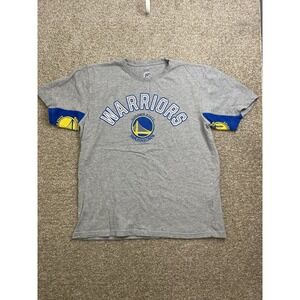 Golden State Warriors‎ Hands High Mens Switch Hitter Short Sleeve Shirt Top L